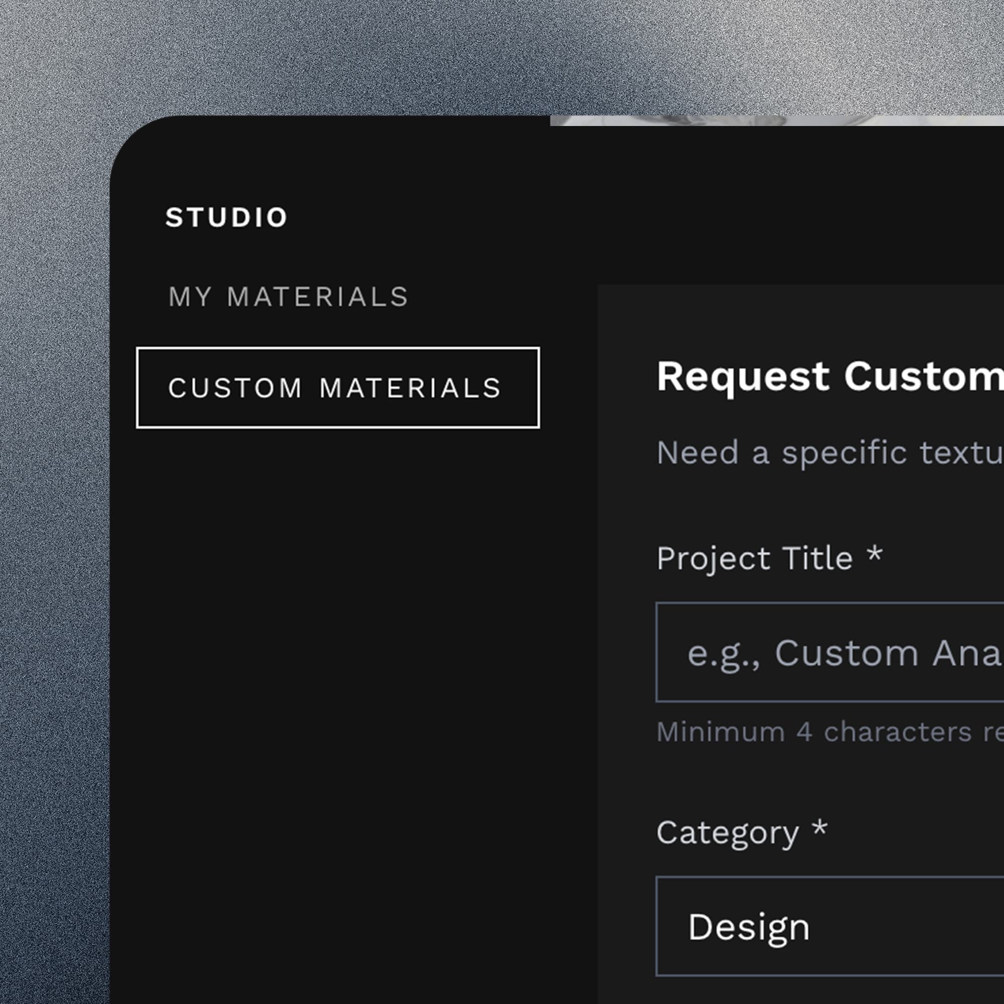 Request for studio